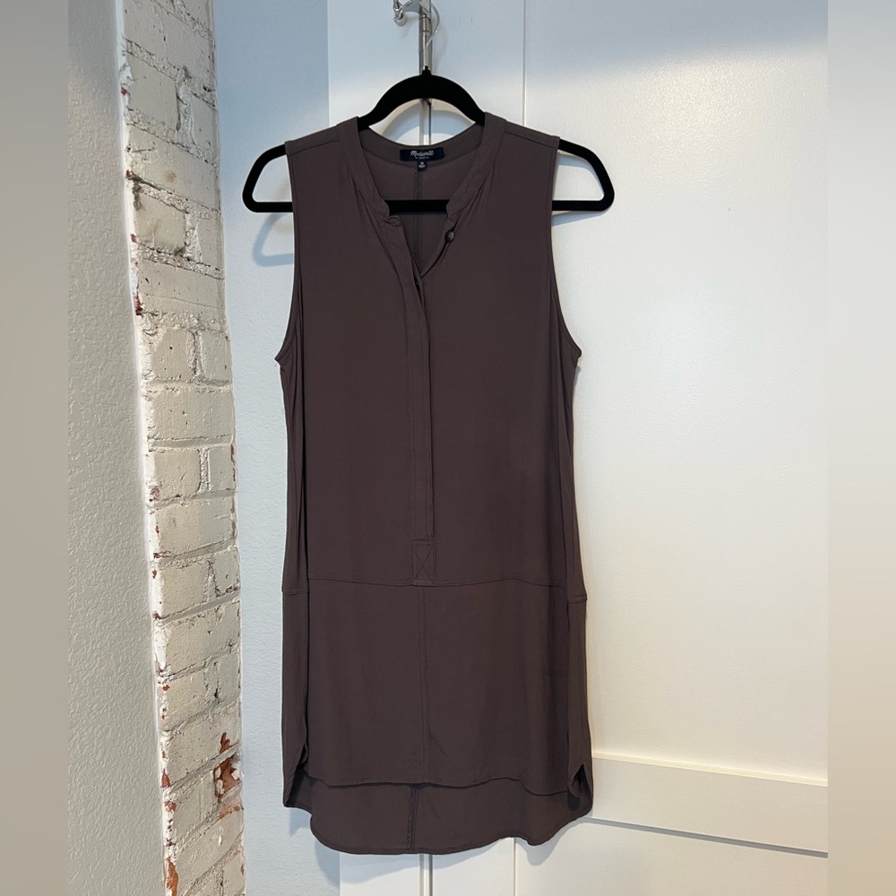 Women’s Madewell shirt dress, 100% viscose, size m